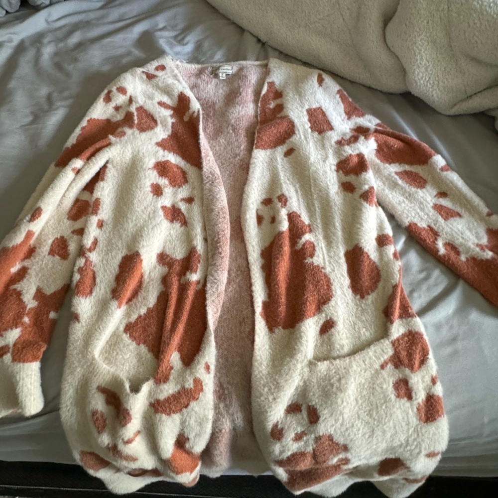 Simply southern cow print cardigan